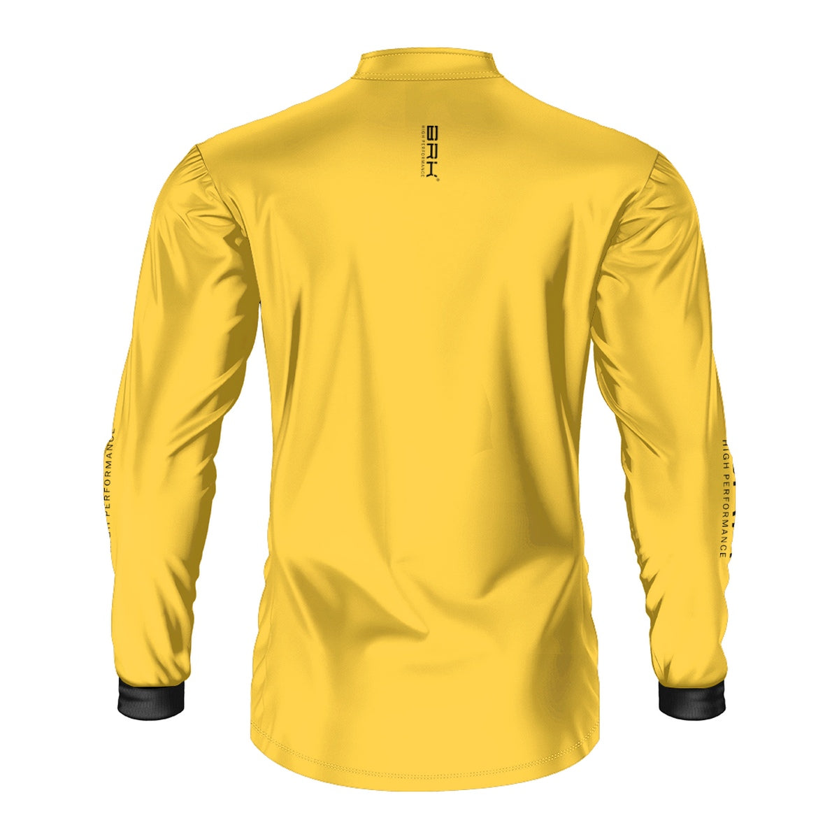 Camisa de Pesca Brk Básica Amarela com Proteção Solar UV50+ - Brk Fishing