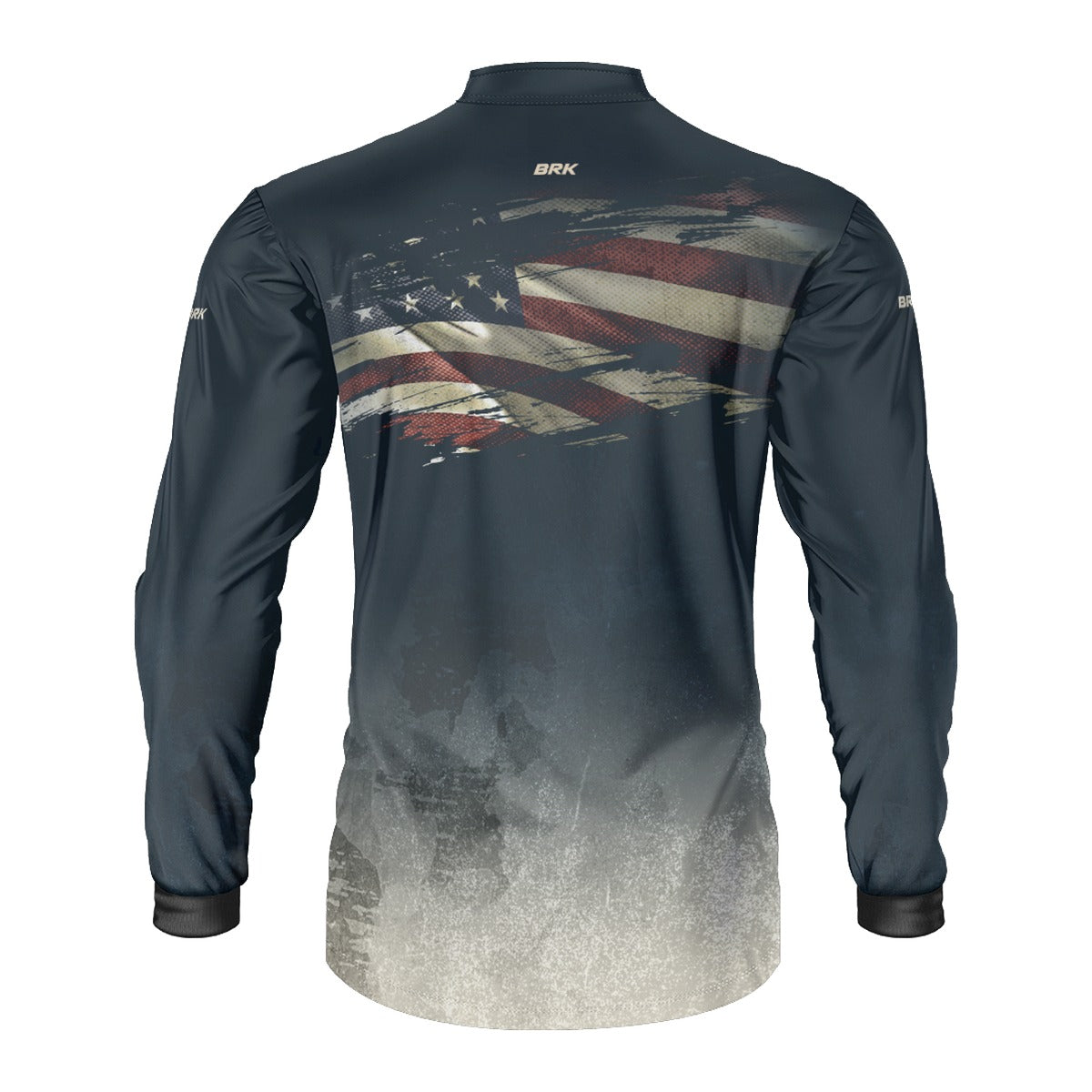 Camisa Brk Clean Bandeira dos EUA com Proteção UV50+ Brk Fishing