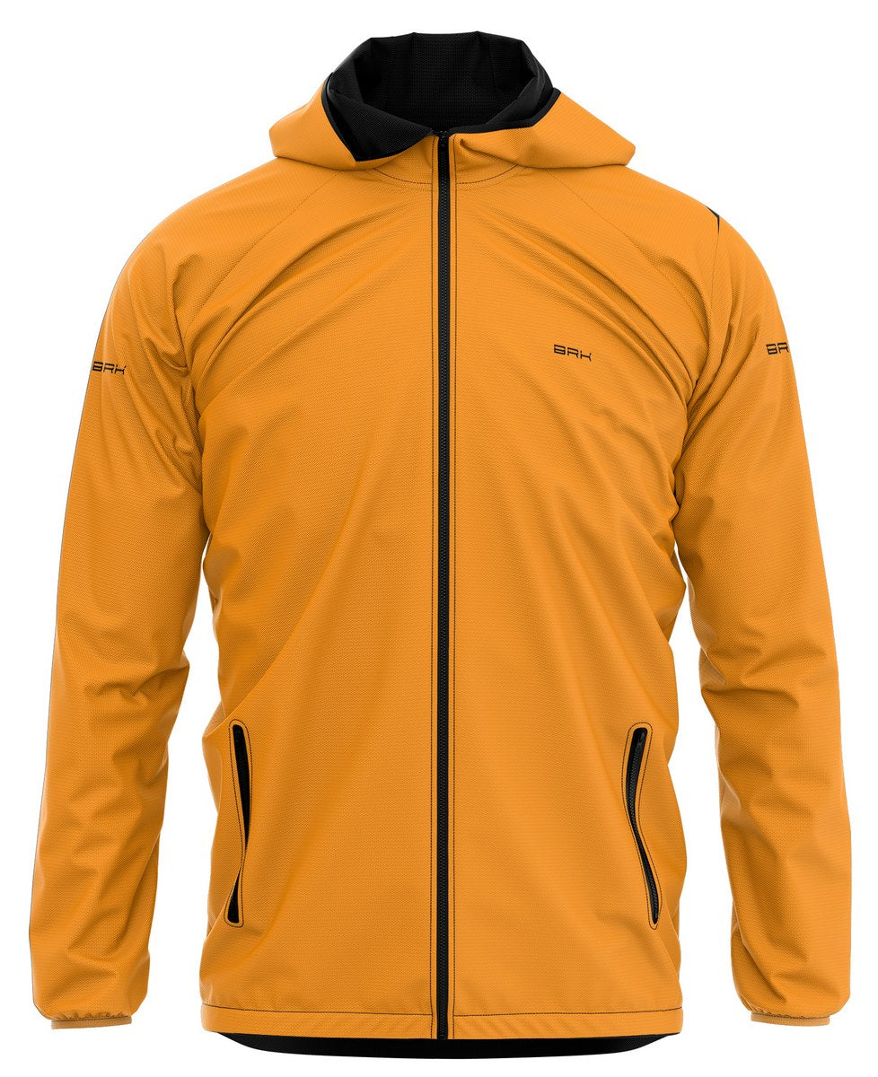 Jaqueta Corta Vento Impermeável Brk Laranja com UV50+ Brk Fishing