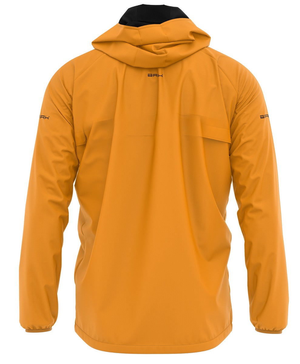 Jaqueta Corta Vento Impermeável Brk Laranja com UV50+ Brk Fishing