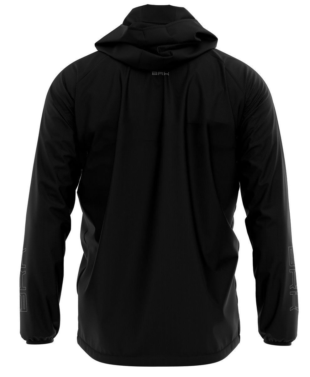 Jaqueta Corta Vento Brk Preta Repelente à Água com UV50+ - Brk Fishing