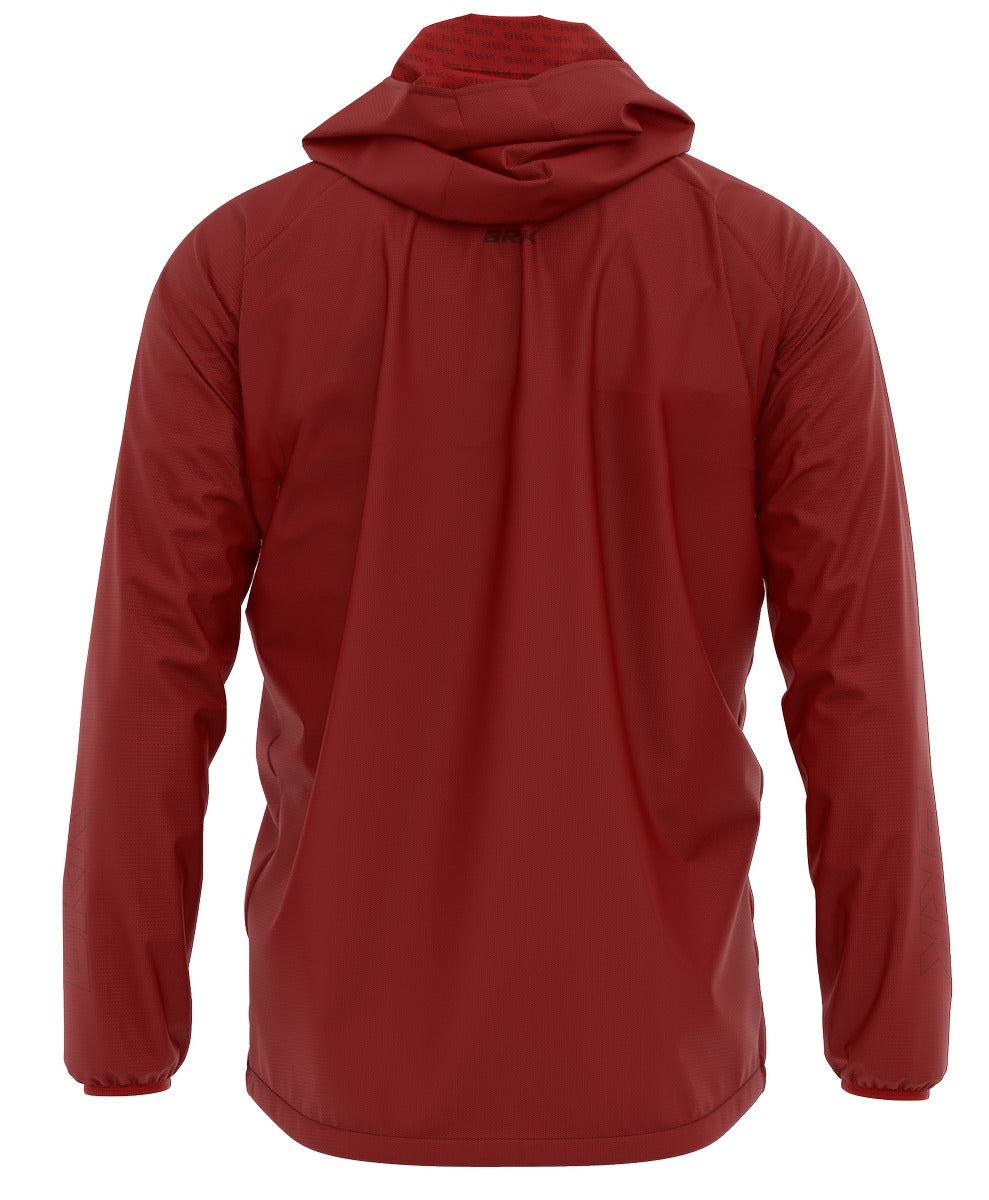 Jaqueta Corta Vento Brk Bordô Repelente à Água com UV50+ Brk Fishing