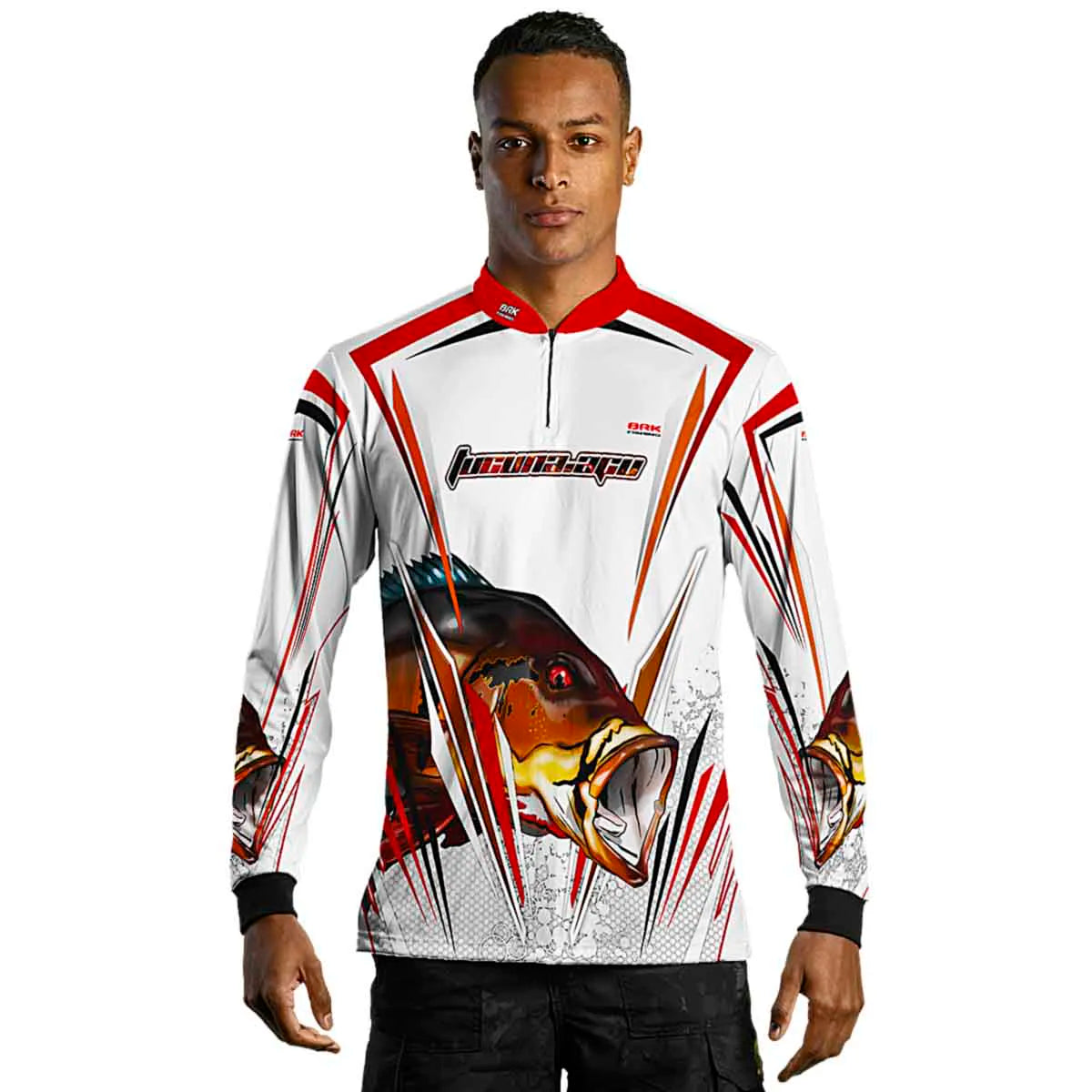 Camisa de Pesca Brk Tucuna Açu Amazon 1.0 com UV50+ - Brk Fishing