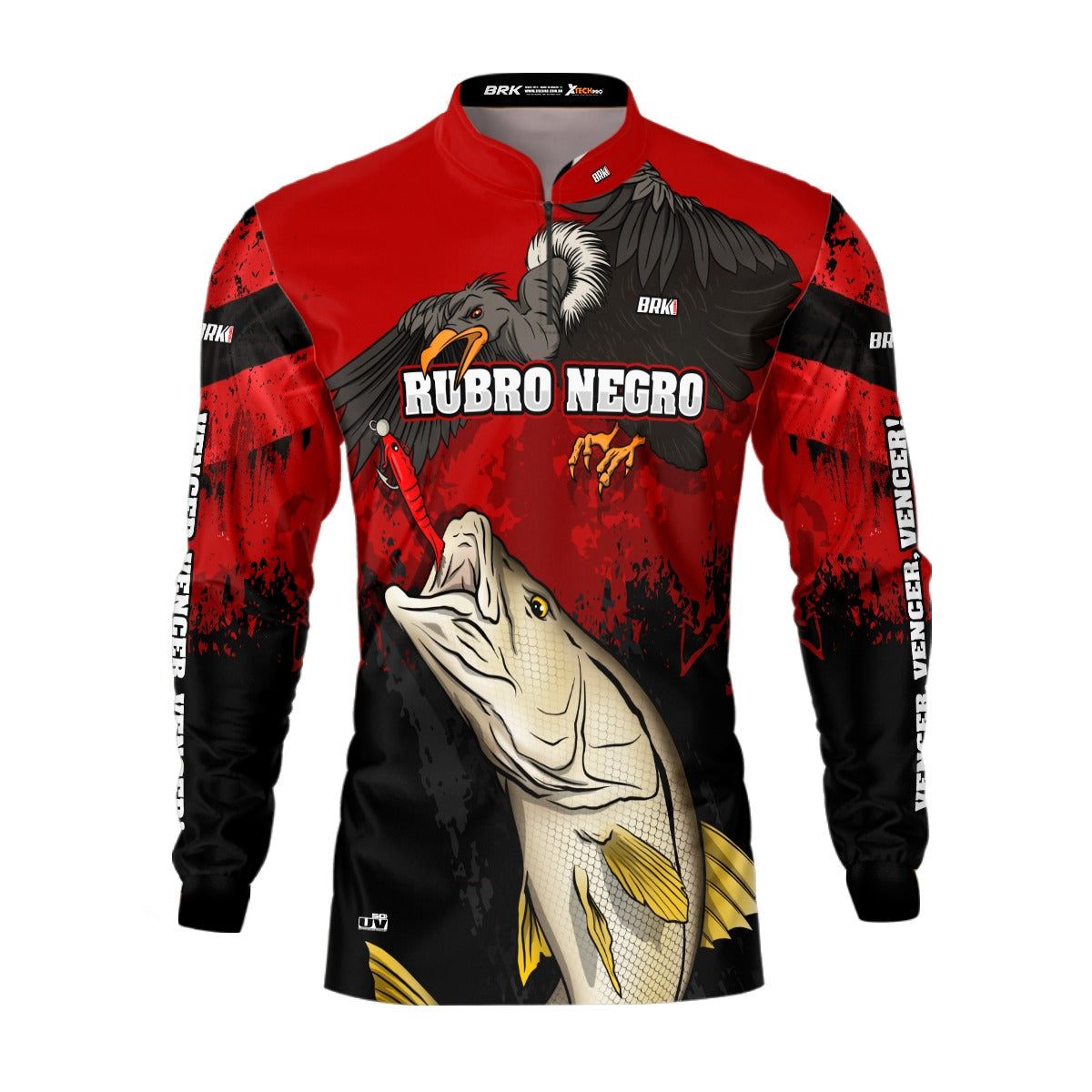 Camisa de Pesca Brk Robalo Futebol 48 com UV50+ - Brk Fishing