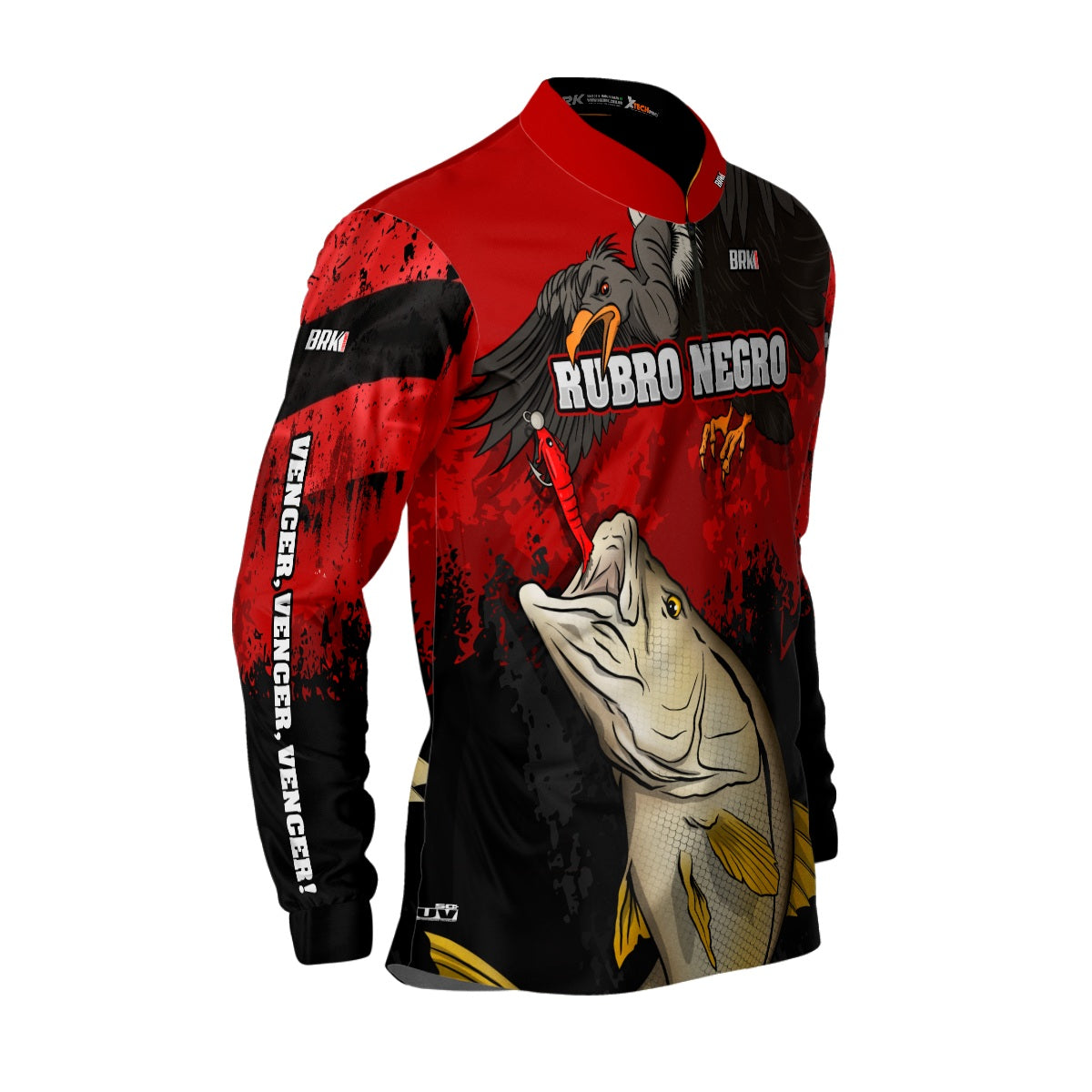 Camisa de Pesca Brk Robalo Futebol 48 com UV50+ - Brk Fishing