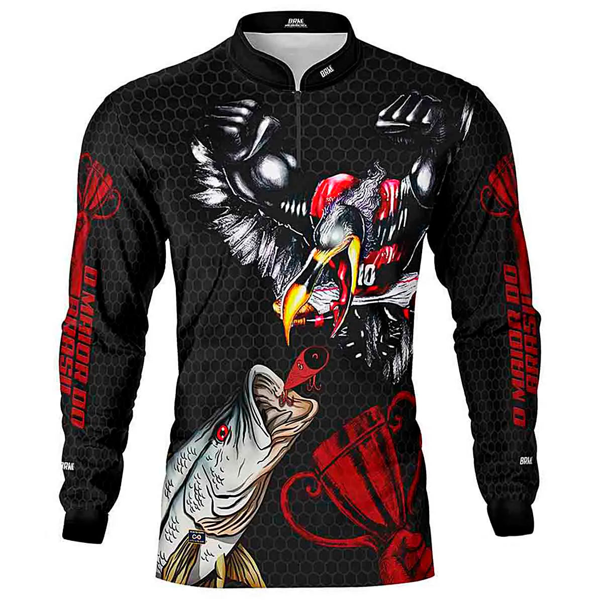 Camisa de Pesca Brk Robalo Snook Futebol 61 com UV50+ - Brk Fishing