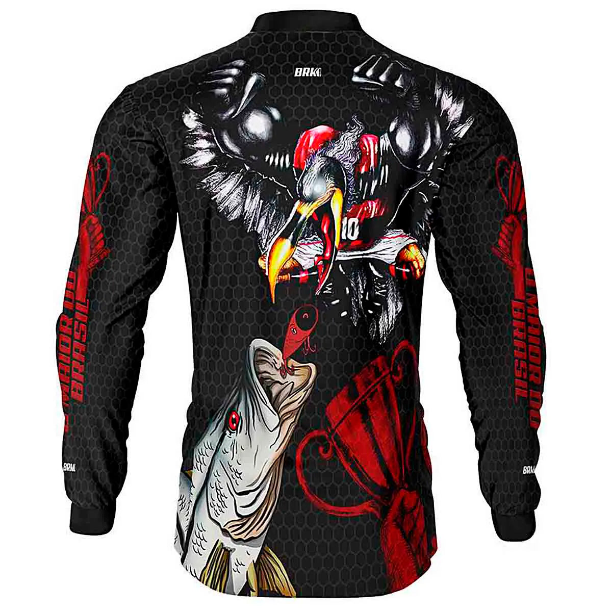 Camisa de Pesca Brk Robalo Snook Futebol 61 com UV50+ - Brk Fishing