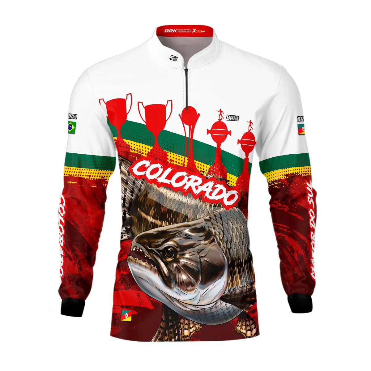 Camisa de Pesca Brk Traíra Futebol 81 com UV50+ - Brk Fishing