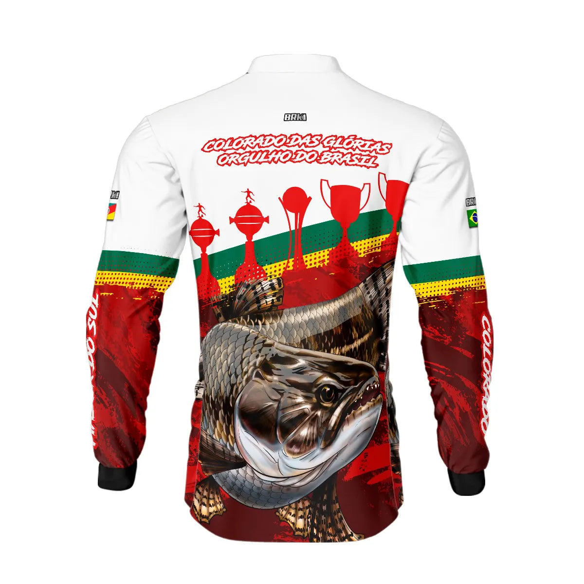 Camisa de Pesca Brk Traíra Futebol 81 com UV50+ - Brk Fishing