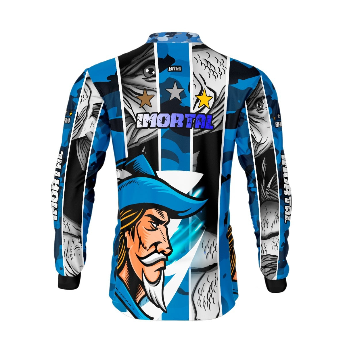 Camisa de Pesca Brk Robalo Futebol 80 com UV50+ - Brk Fishing