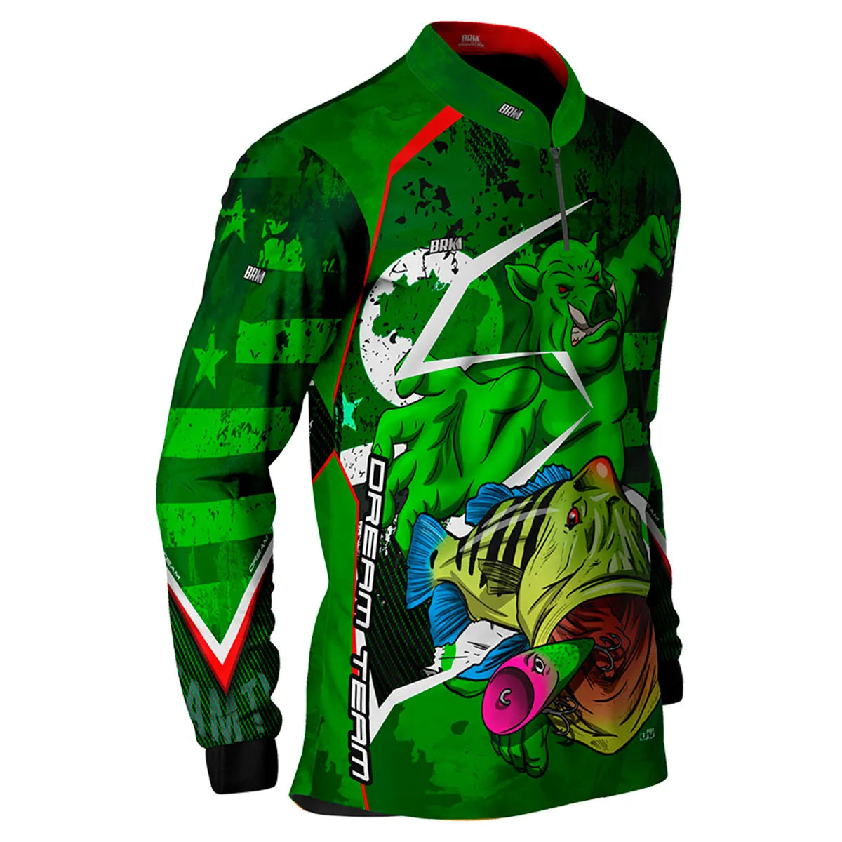 Camisa de Pesca Brk Tucunaré Futebol 70 com UV50+ - Brk Fishing