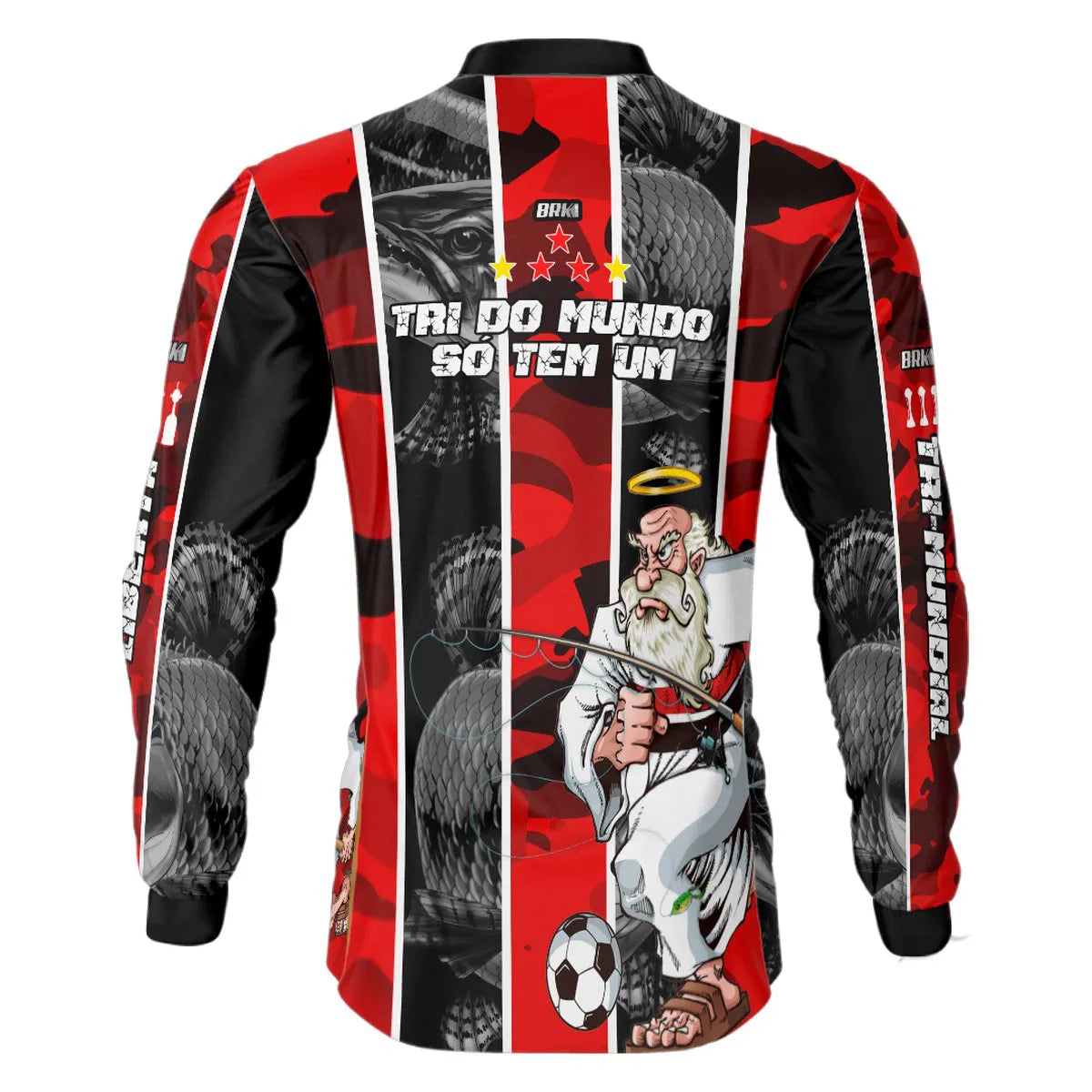 Camisa de Pesca Brk Traíra Futebol 82 com UV50+ - Brk Fishing