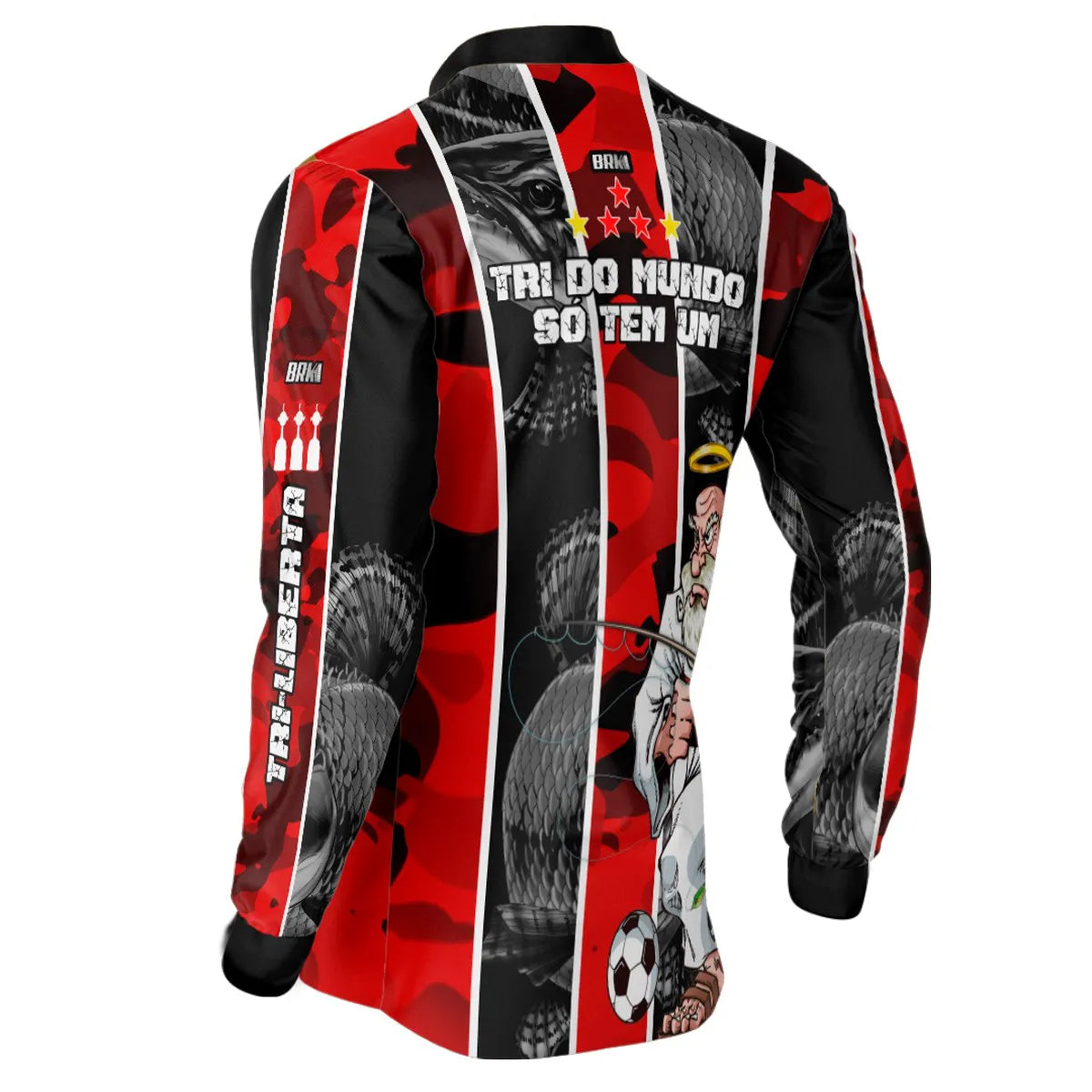 Camisa de Pesca Brk Traíra Futebol 82 com UV50+ - Brk Fishing