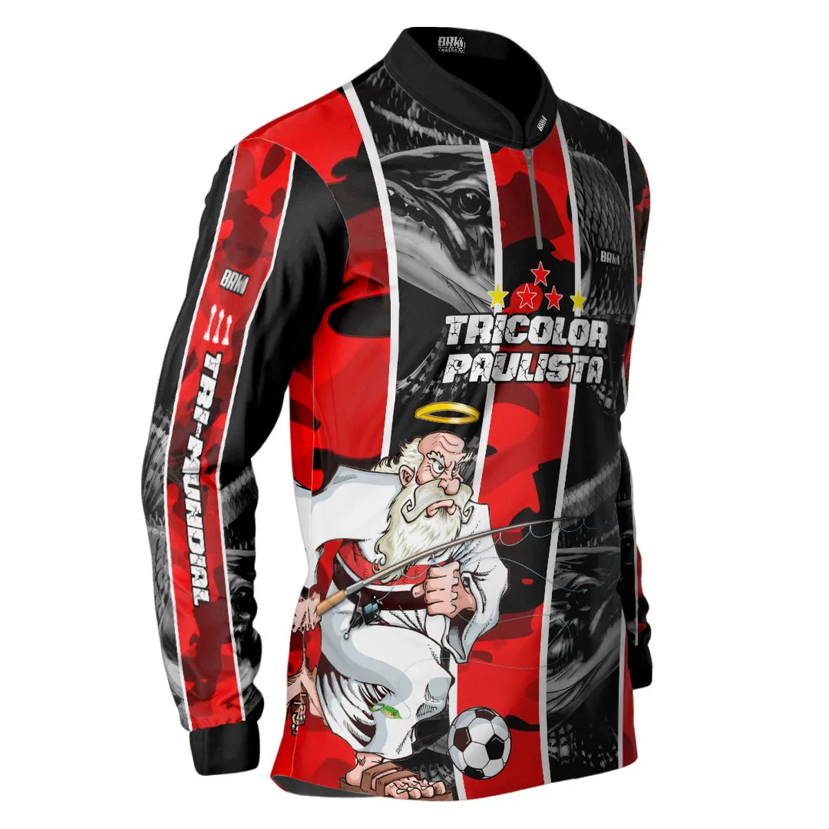 Camisa de Pesca Brk Traíra Futebol 82 com UV50+ - Brk Fishing