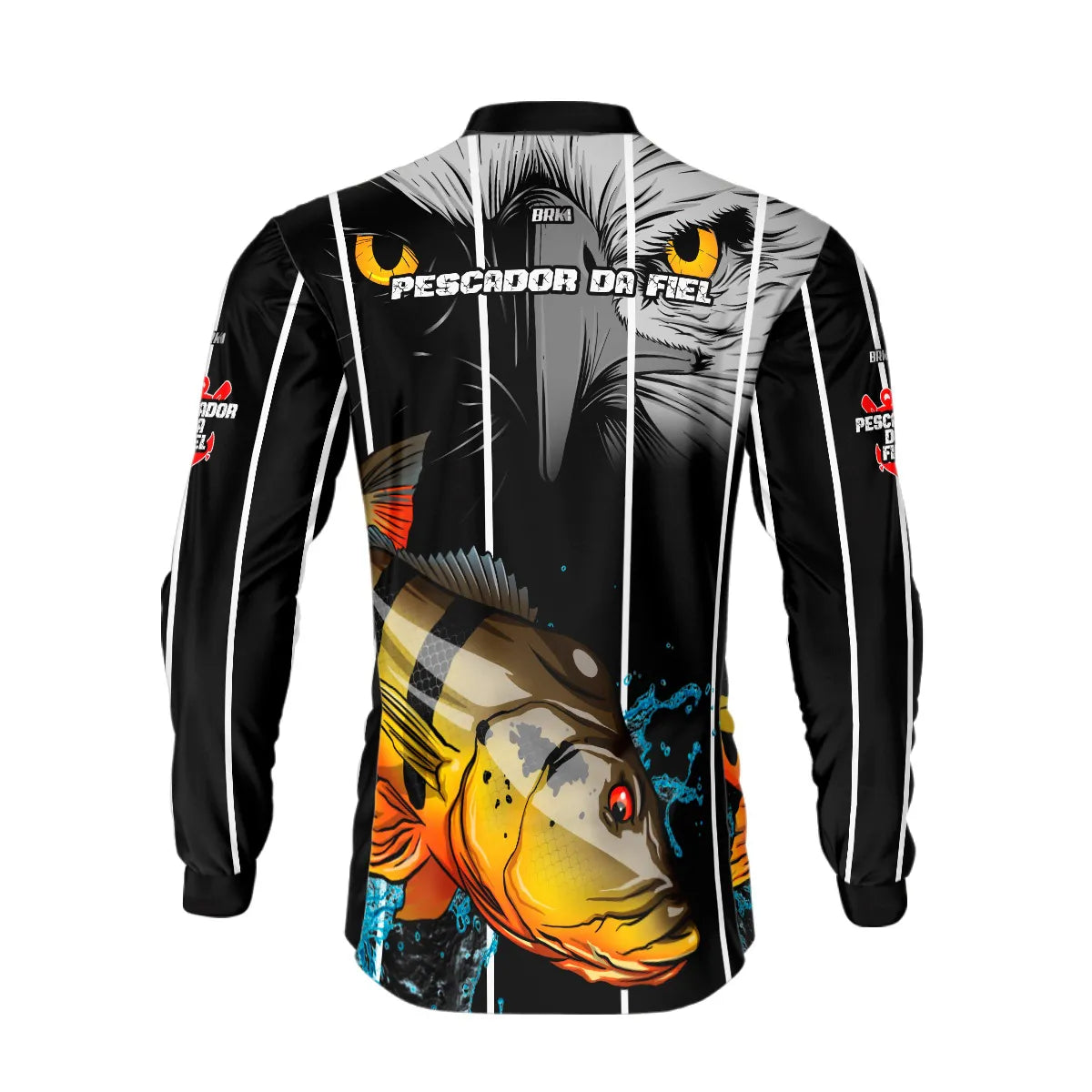 Camisa de Pesca Brk Tucunaré Açu Futebol 84 com UV50+ - Brk Fishing