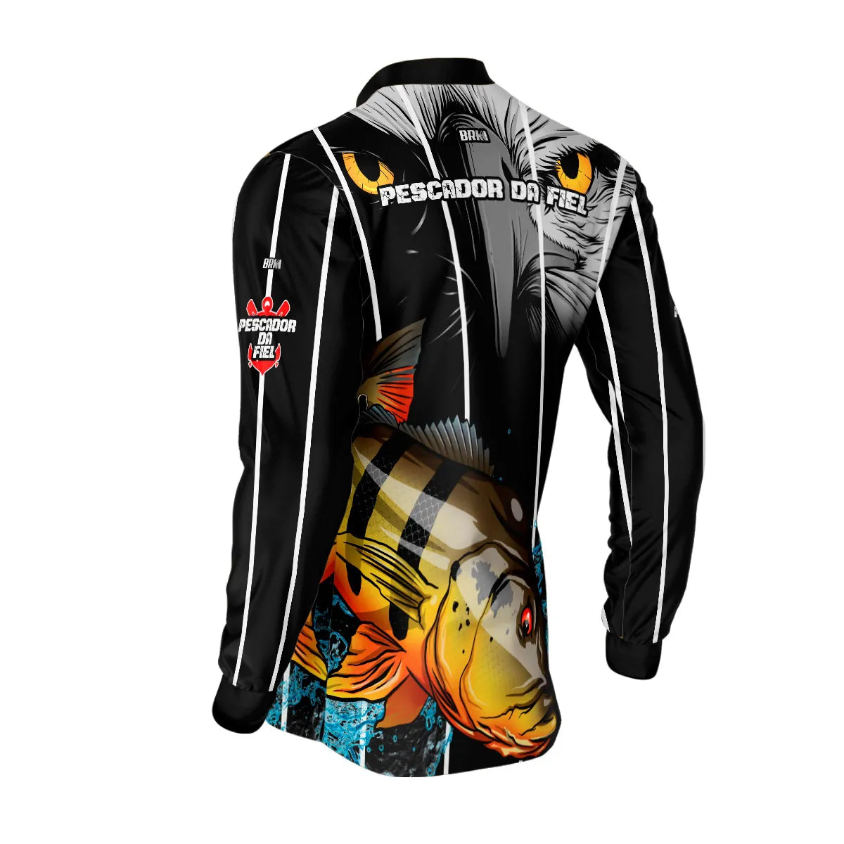 Camisa de Pesca Brk Tucunaré Açu Futebol 84 com UV50+ - Brk Fishing