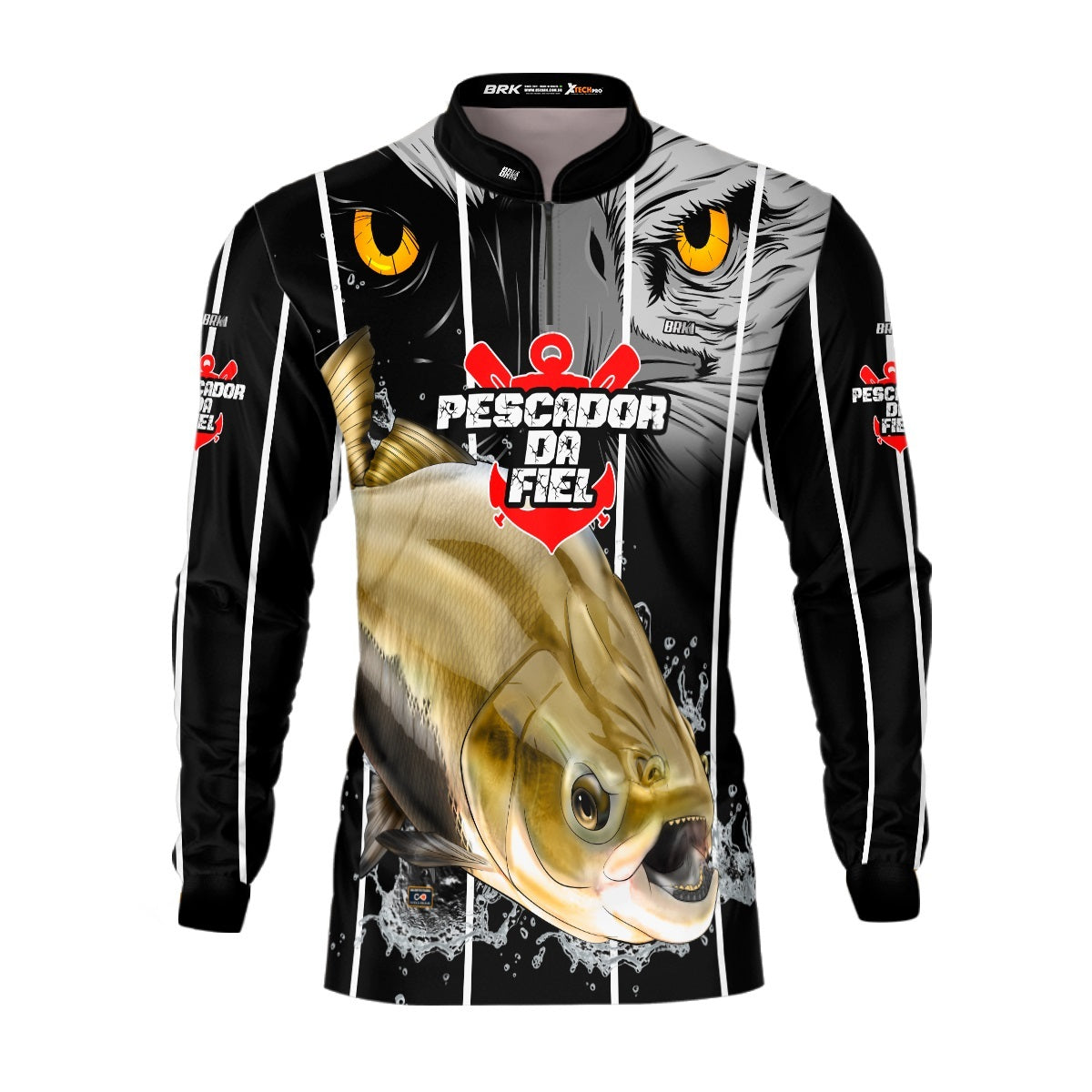 Camisa de Pesca Brk Tambaqui Futebol 83 com UV50+ - Brk Fishing