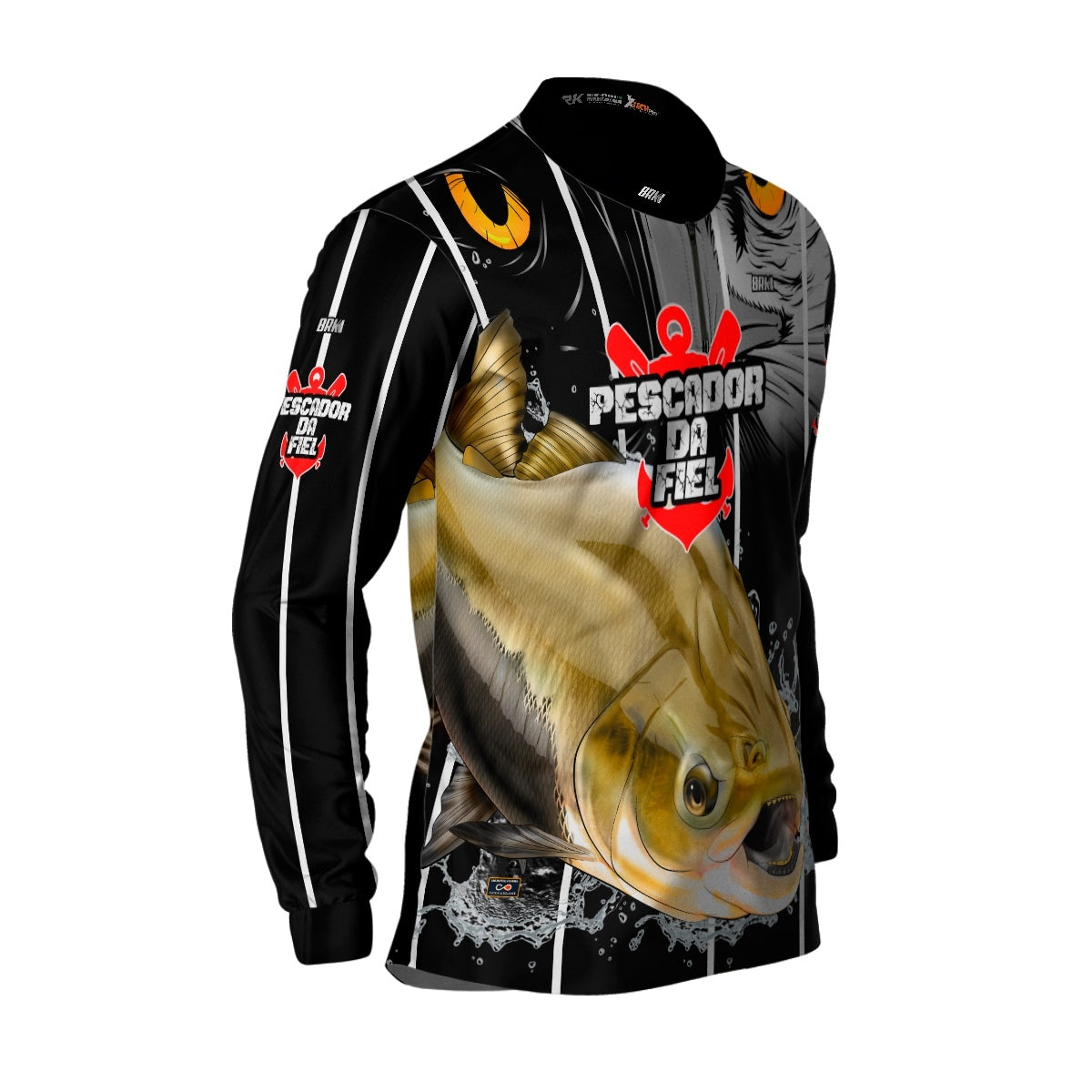Camisa de Pesca Brk Tambaqui Futebol 83 com UV50+ - Brk Fishing