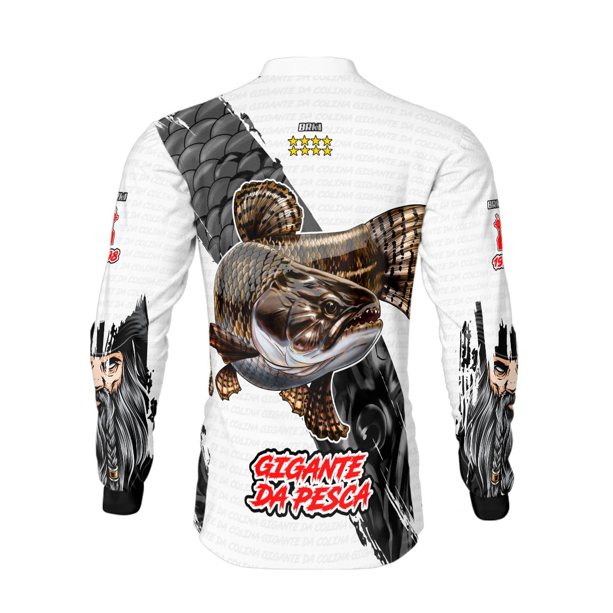 Camisa de Pesca Brk Traíra Futebol 89 com UV50+ - Brk Fishing