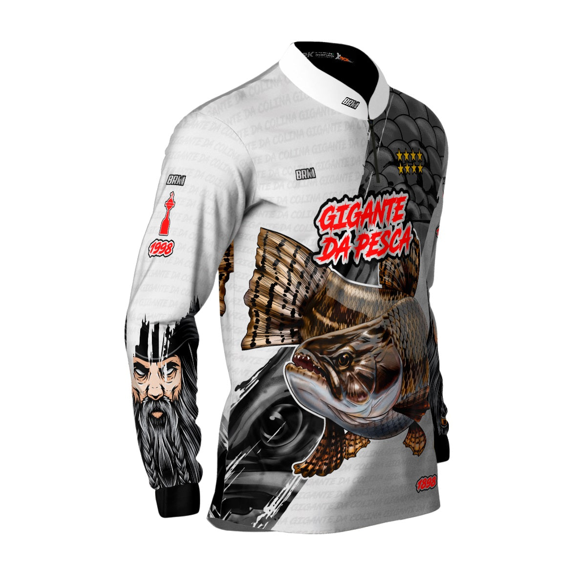 Camisa de Pesca Brk Traíra Futebol 89 com UV50+ - Brk Fishing