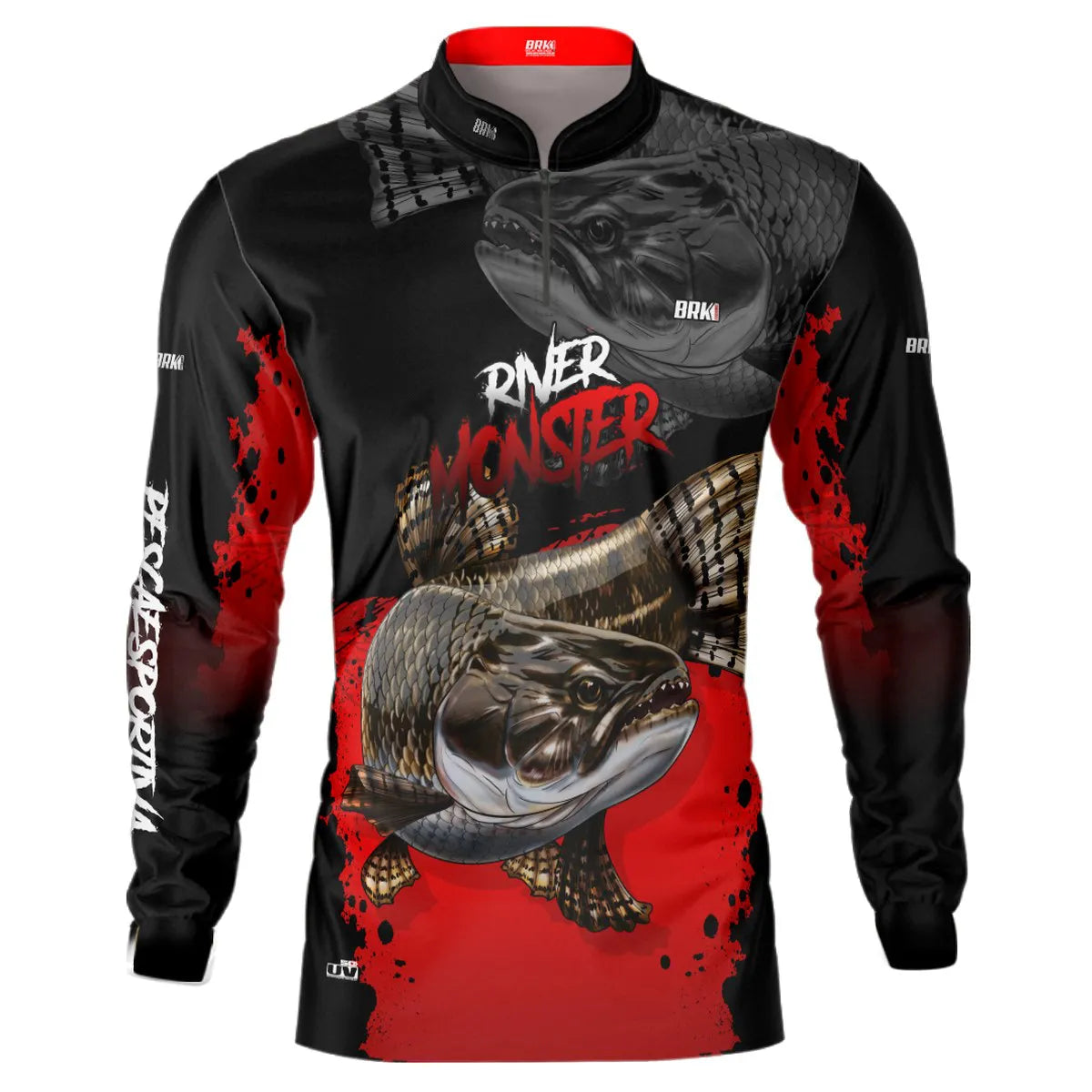 Camisa de Pesca Brk Traíra Monster com Proteção UV50+ - Brk Fishing