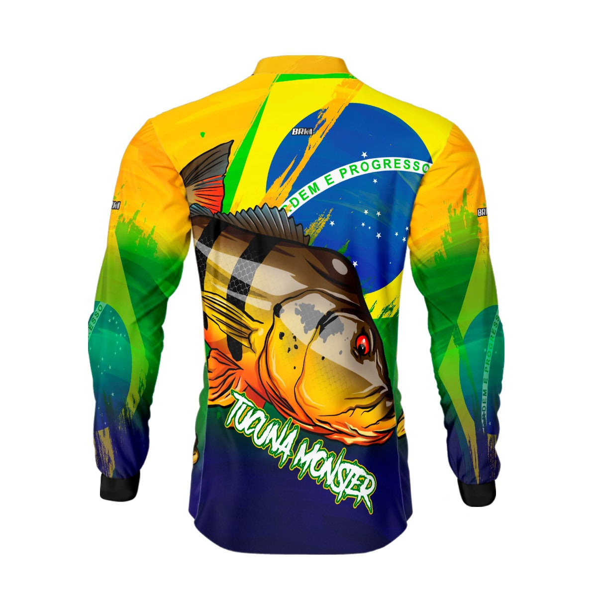 Camisa de Pesca Brk Tucunaré Açu Brasil com Proteção UV50+ - Brk Fishing