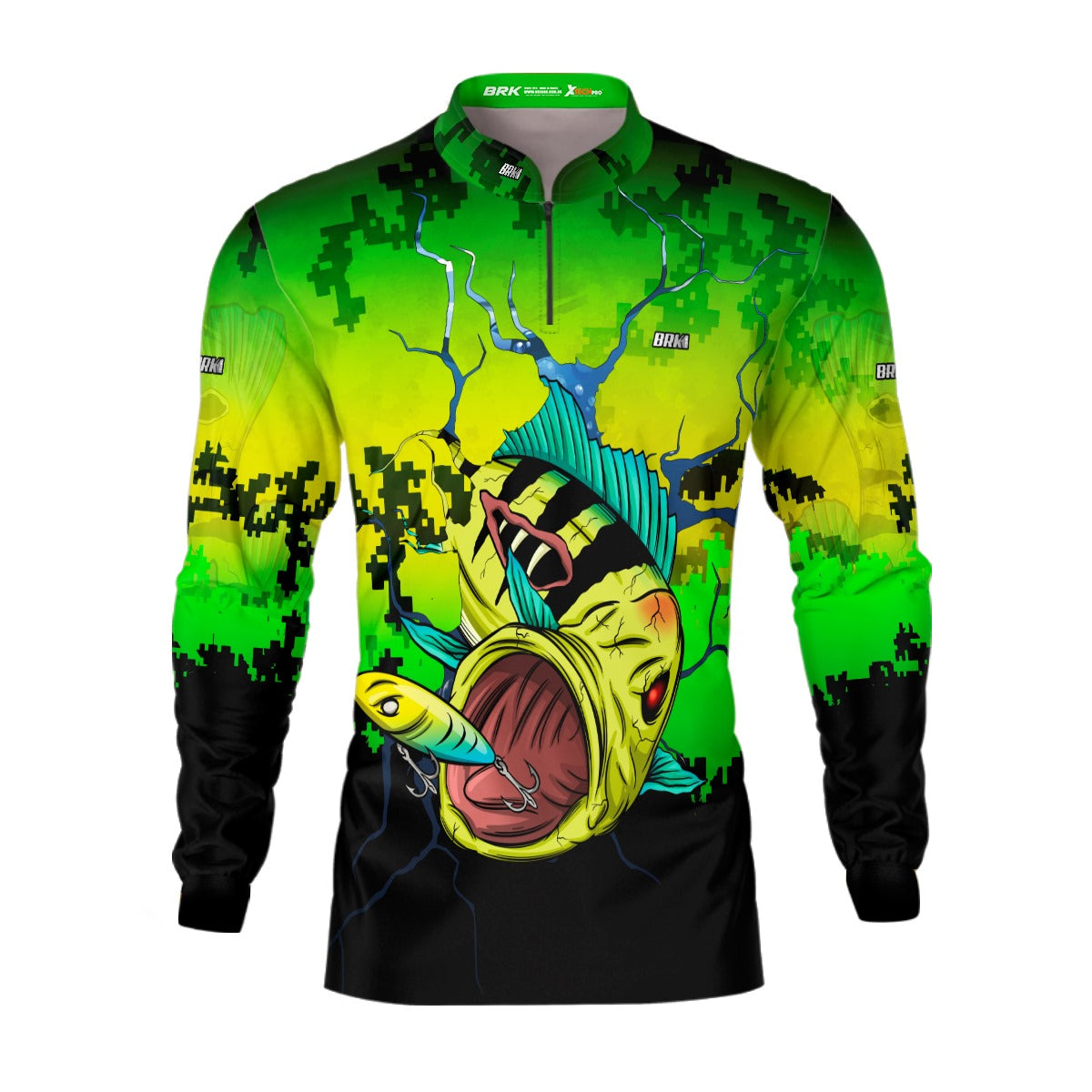 Camisa de Pesca Brk Tucuna Monstro 3D com Proteção UV50+ - Brk Fishing