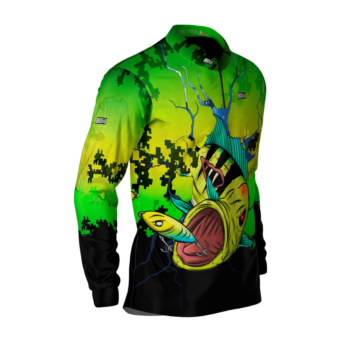 Camisa de Pesca Brk Tucuna Monstro 3D com Proteção UV50+ - Brk Fishing