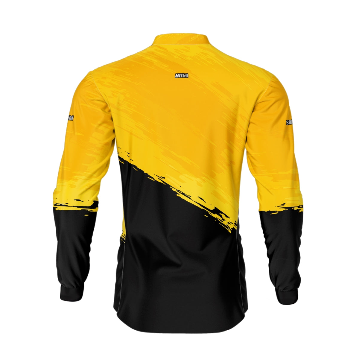 Camisa de Pesca Brk Sport Black Yellow com Proteção UV50+ - Brk Fishing
