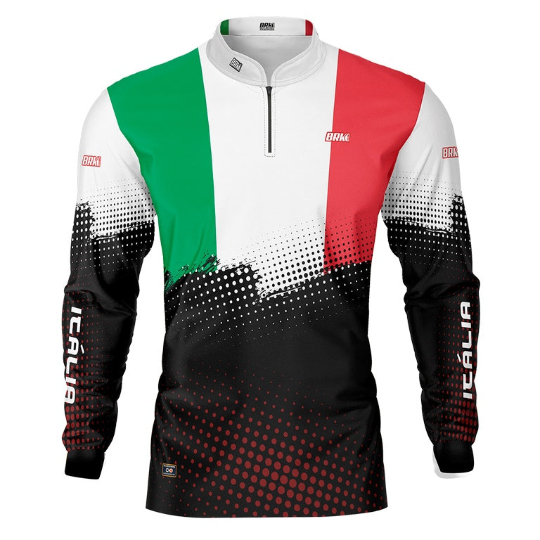 Camisa de Pesca Itália Brk com Proteção Solar UV50+ - Brk Fishing