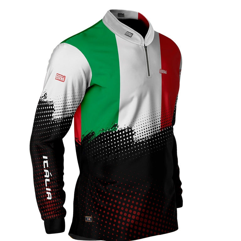 Camisa de Pesca Itália Brk com Proteção Solar UV50+ - Brk Fishing