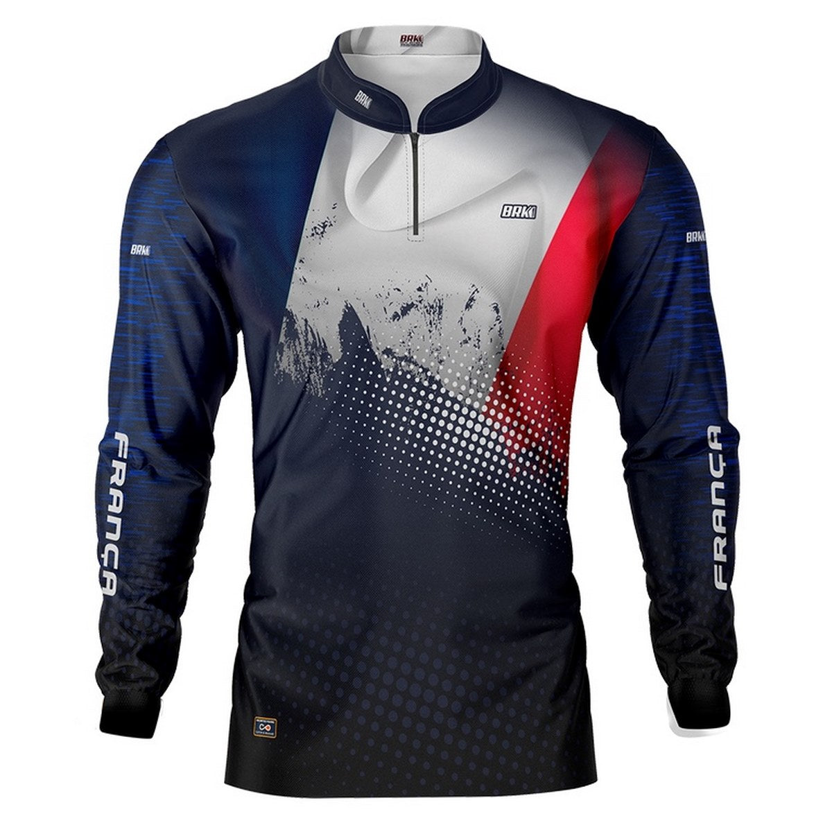 Camisa de Pesca França Brk com Proteção Solar UV50+ - Brk Fishing