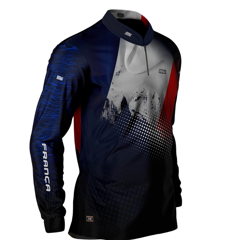 Camisa de Pesca França Brk com Proteção Solar UV50+ - Brk Fishing