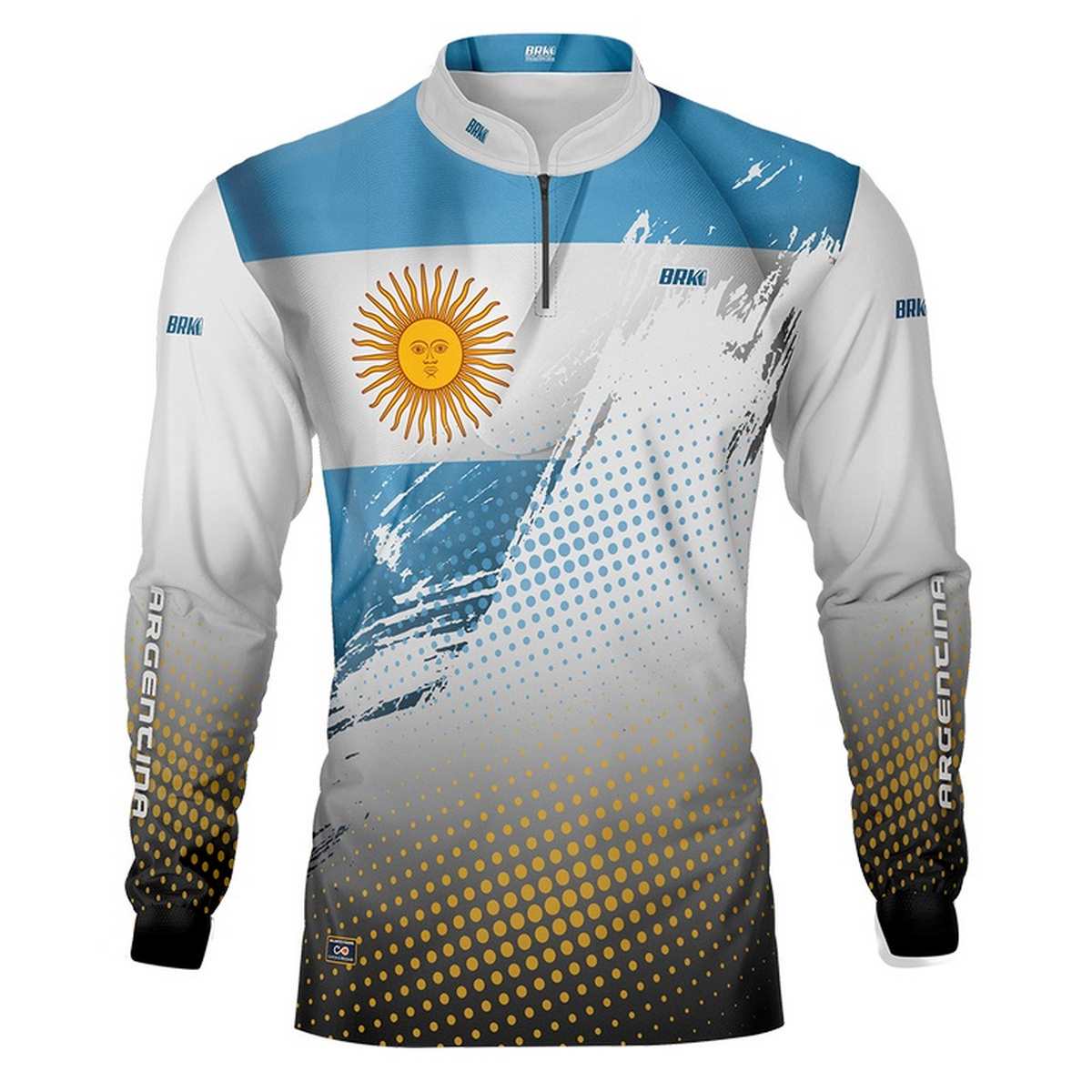 Camisa de Pesca Argentina Brk com Proteção Solar UV50+ - Brk Fishing
