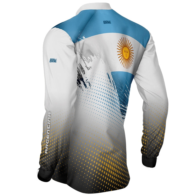 Camisa de Pesca Argentina Brk com Proteção Solar UV50+ - Brk Fishing