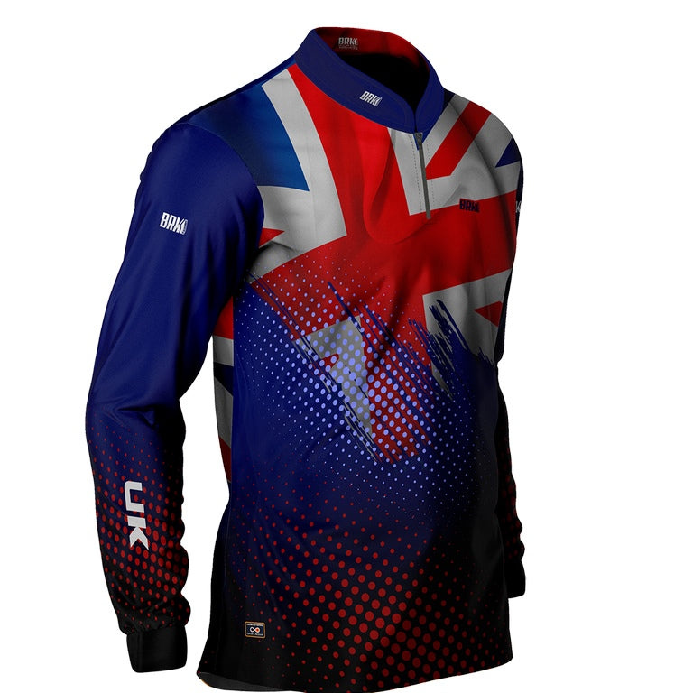 Camisa de Pesca Reino Unido Brk com Proteção Solar UV50+ - Brk Fishing