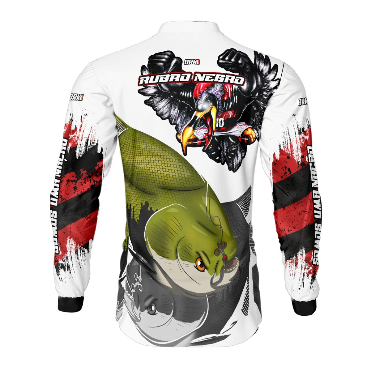 Camisa de Pesca Brk Rubro Negro Tambaqui UV50+ - Brk Fishing