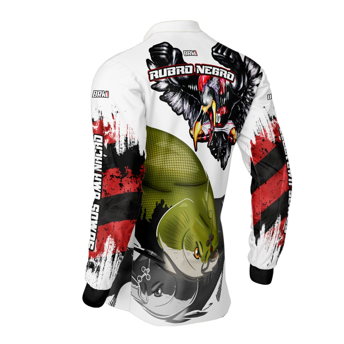 Camisa de Pesca Brk Rubro Negro Tambaqui UV50+ - Brk Fishing