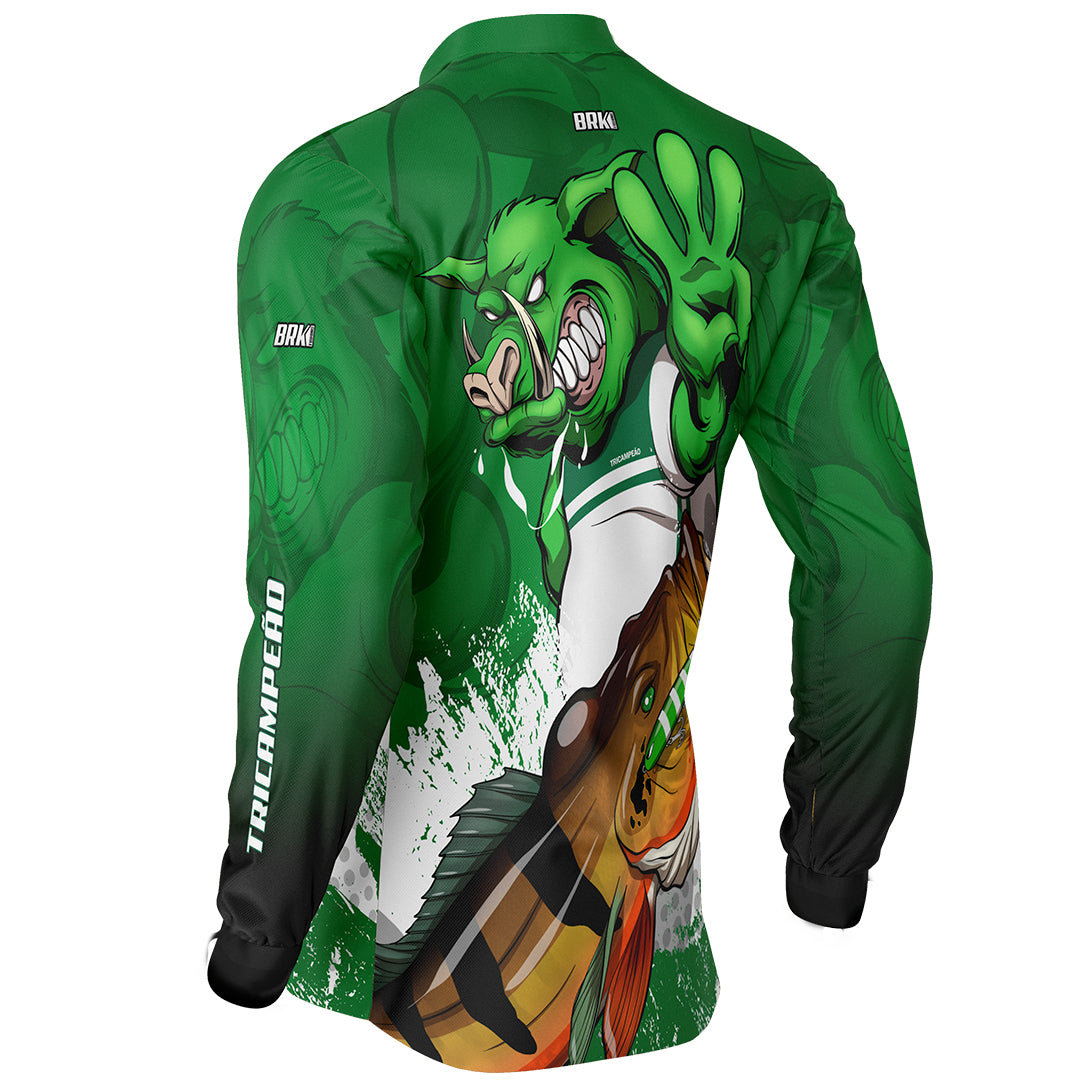 Camisa de Pesca Brk Verdão Tri Libertadores com UV50+ - Brk Fishing