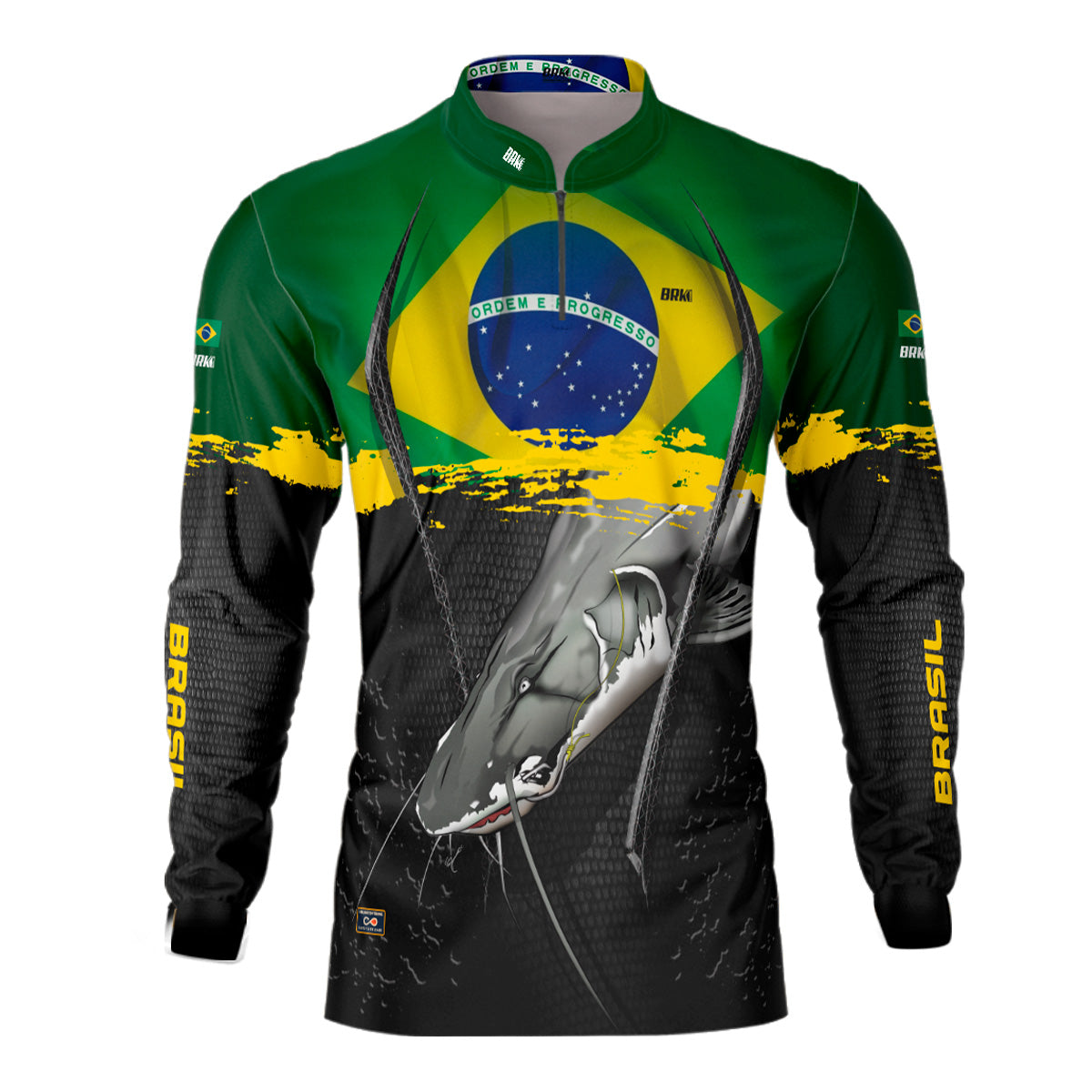 Camisa Brk Piraíba Brasil Proteção Solar UV50+ - Brk Fishing
