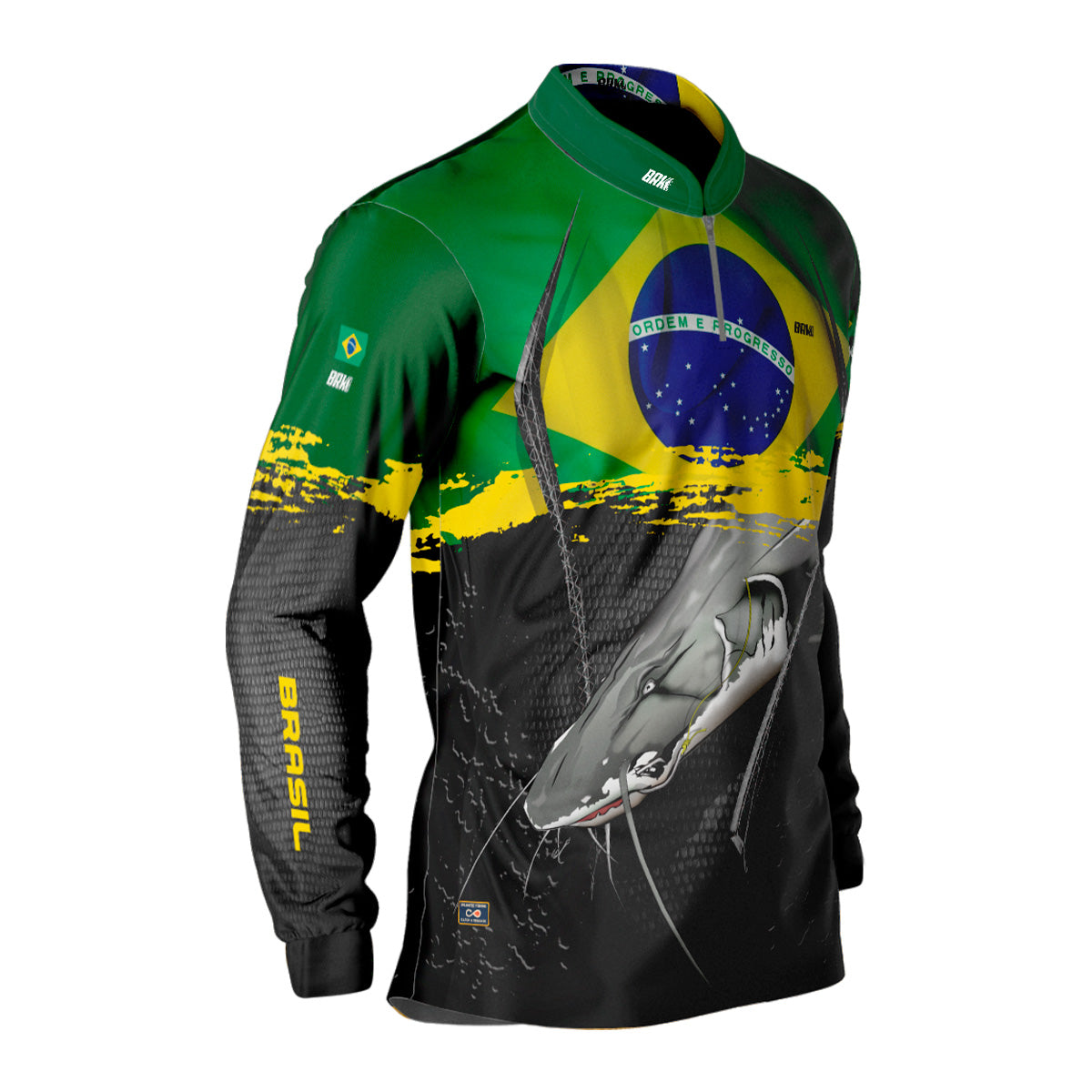 Camisa Brk Piraíba Brasil Proteção Solar UV50+ - Brk Fishing