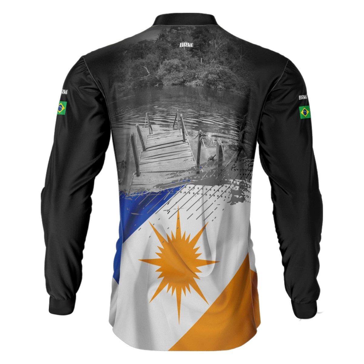 Camisa Masculina Brk Bandeira do Estado do Tocantins com Proteção Solar UV50+ - Brk Fishing