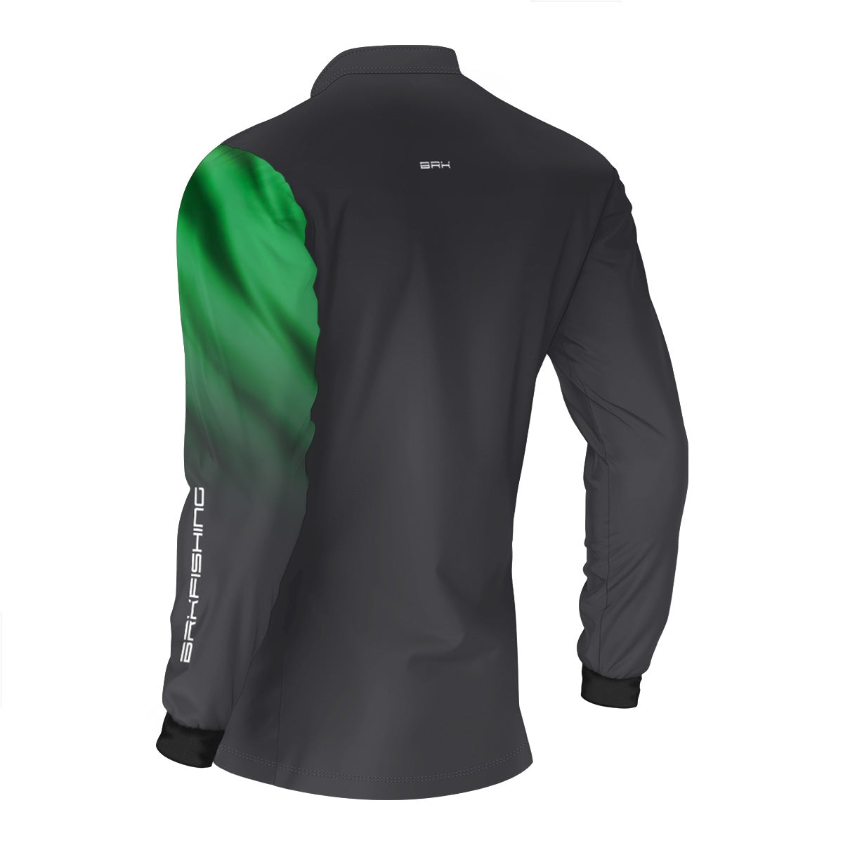 Camisa de Pesca Brk Cinza Bandeira do Brasil Garateia com Proteção UV50+