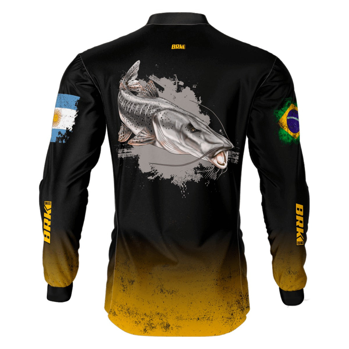 Camisa de Pesca Brk Argentina Brasil Surubim Pintado com Proteção Solar UV50+ - Brk Fishing