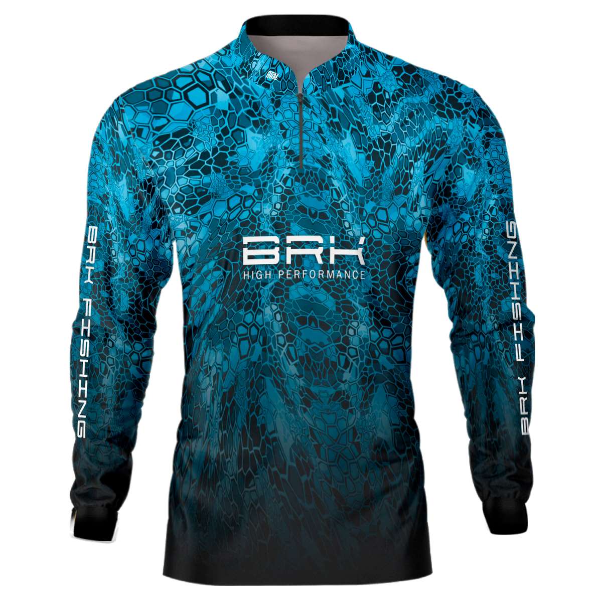 Camisa de Pesca Brk Blue Snake com Proteção Solar UV50+ - Brk Fishing