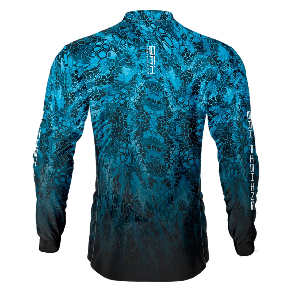 Camisa de Pesca Brk Blue Snake com Proteção Solar UV50+ - Brk Fishing