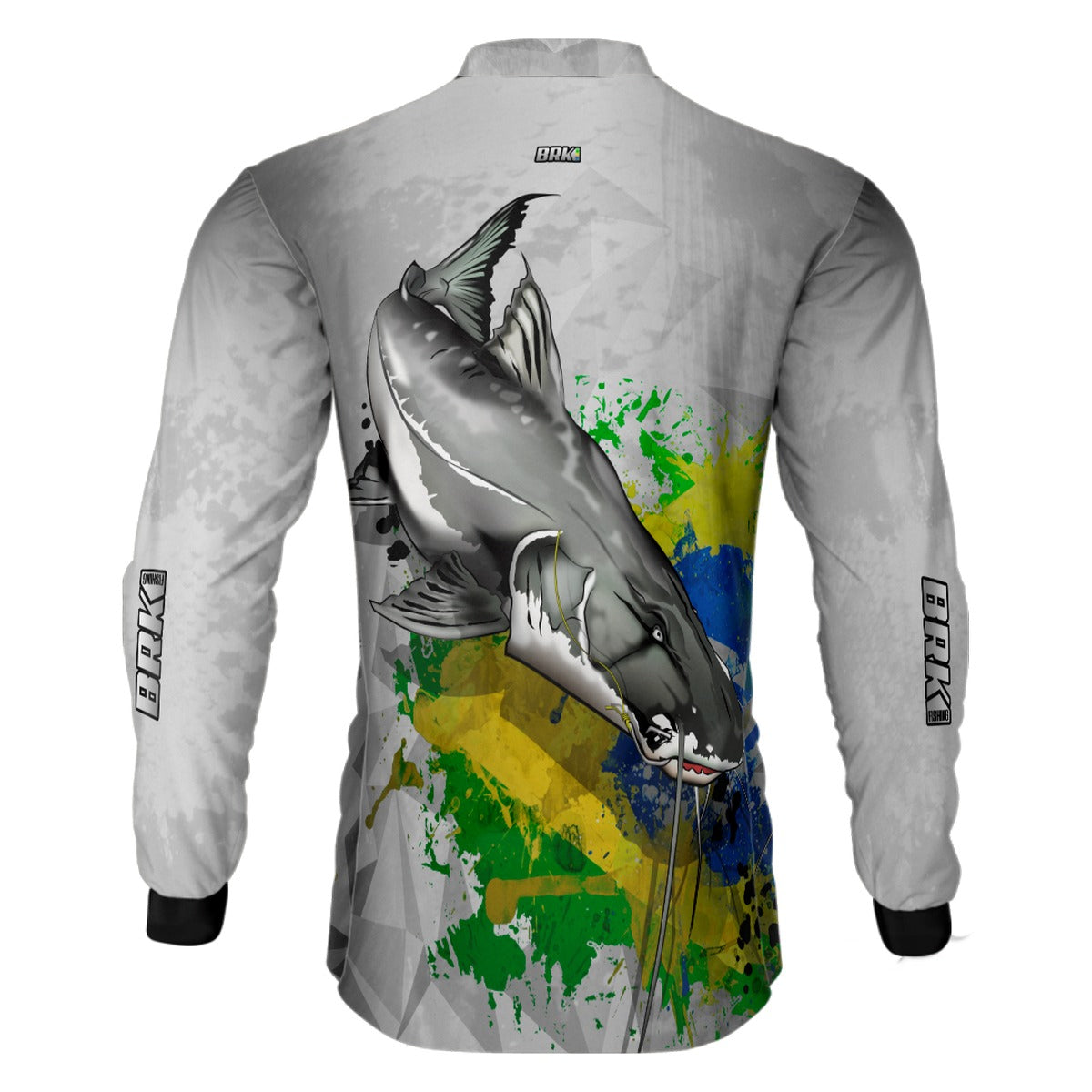 Camisa de Pesca Brk Rio Araguaia Piraíba Brasil com UV50+ - Brk Fishing