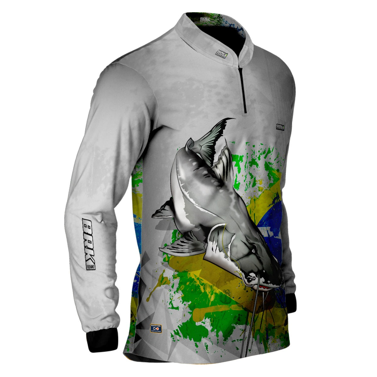 Camisa de Pesca Brk Rio Araguaia Piraíba Brasil com UV50+ - Brk Fishing