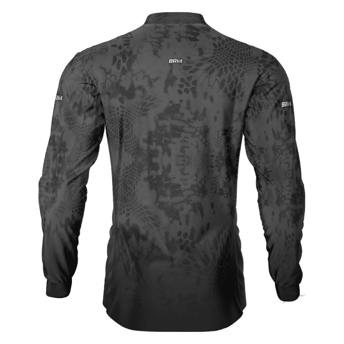 Camisa de Pesca Brk Preta Escama Peixe Dourado com UV50+ - Brk Fishing