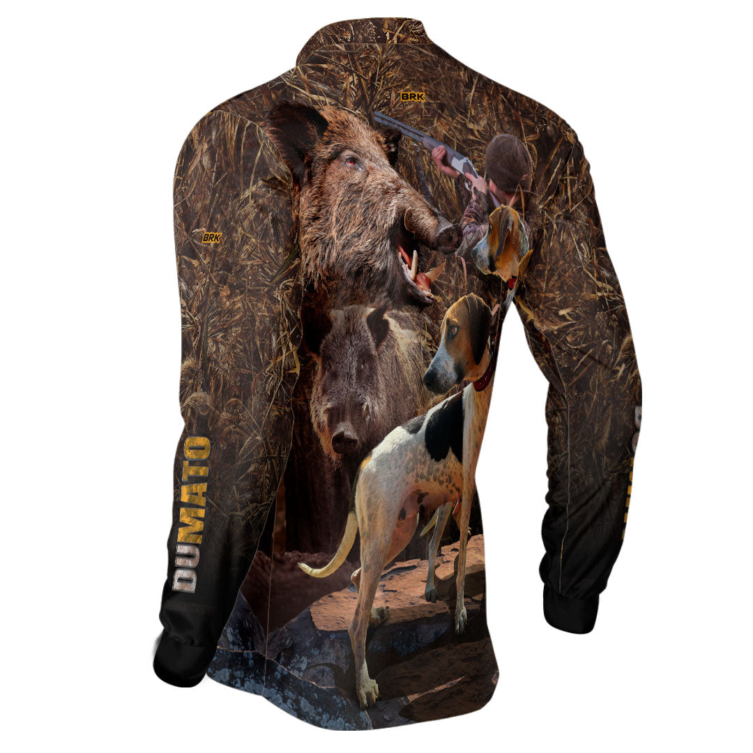 Camisa de Caça Brk Dumato Foxhound Real Tree 2 com UV50+ - Brk Fishing